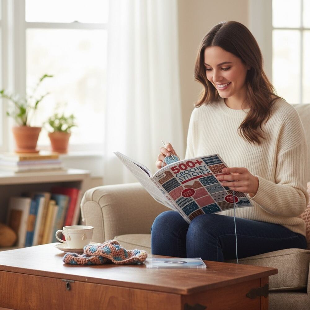 500+ Crochet Stitches: Includes CD with Our Most Popular Stitch Books beginner